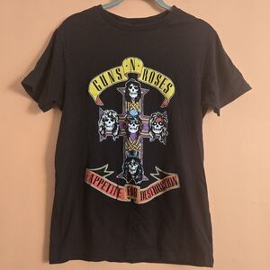 Guns N’ Roses Appetite For Destruction Band Tee – Black, Size S